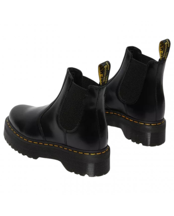 Stivaletto Donna Unisex Uomo Dr Martens Chalsea 2976 Quad Pelle Smooth