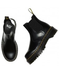 Stivaletto Donna Unisex Uomo Dr Martens Chalsea 2976 Quad Pelle Smooth