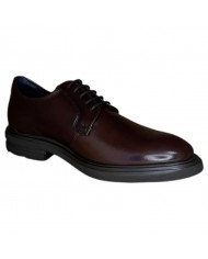 Stringata Uomo Fluchos Derby Leather Sierra Cafe Brown