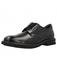 Stringata Uomo Fluchos Derby Leather Sierra Negro Black