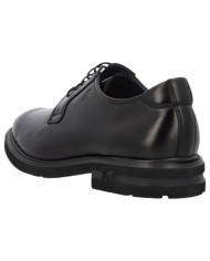 Stringata Uomo Fluchos Derby Leather Sierra Negro Black