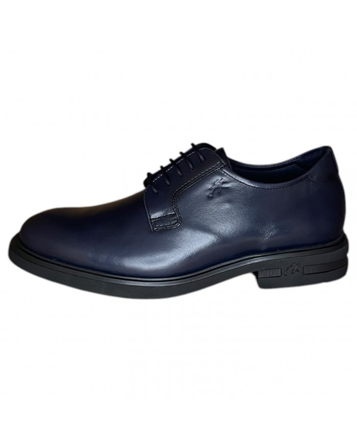 Stringata Uomo Fluchos Derby Leather Sierra Marino Navy Blue