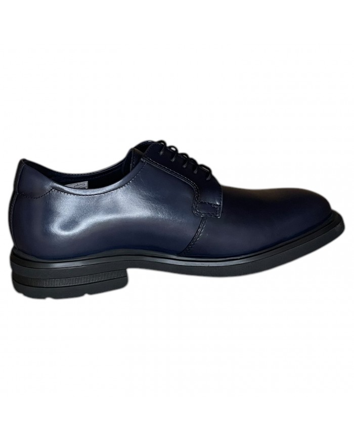 Stringata Uomo Fluchos Derby Leather Sierra Marino Navy Blue