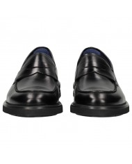 Mocassino Uomo Fluchos College Leather Florentick Negro Black