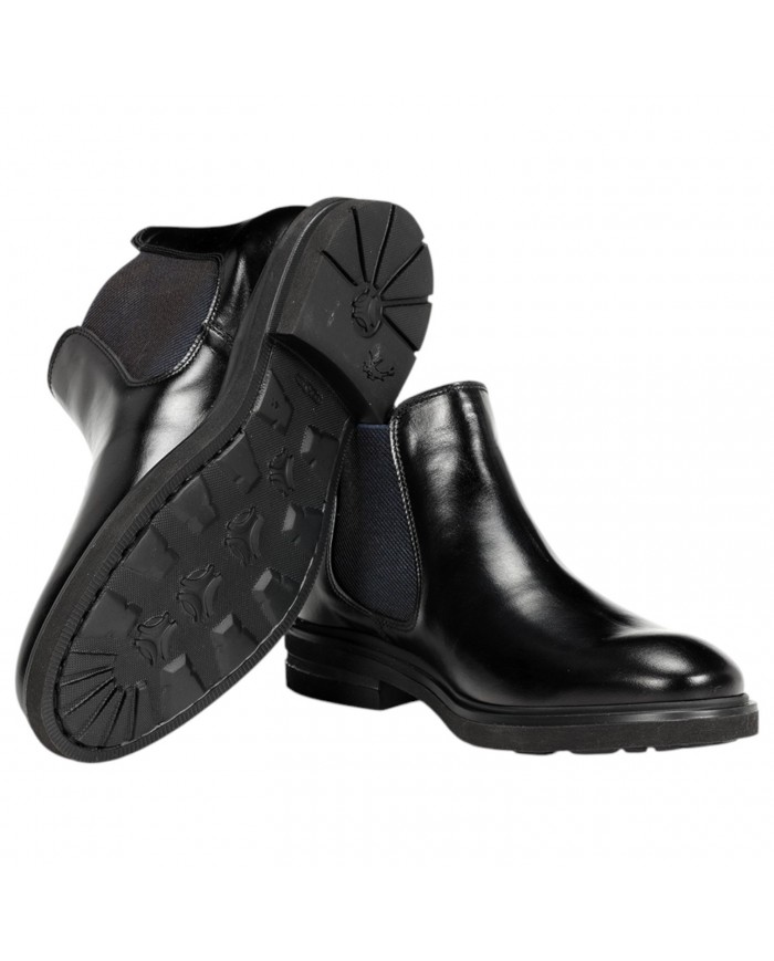 Beatles Uomo Fluchos Belgas Chelsea Leather  Sierra Negro