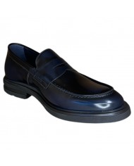 Mocassino Uomo Fluchos College Leather Florentick Marino Navy Blue