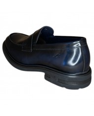 Mocassino Uomo Fluchos College Leather Florentick Marino Navy Blue