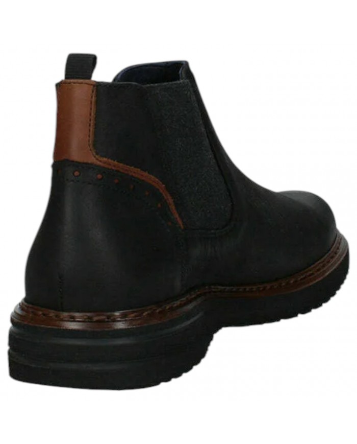 Beatles Uomo Fluchos Warrior Chelsea Leather Desert Negro