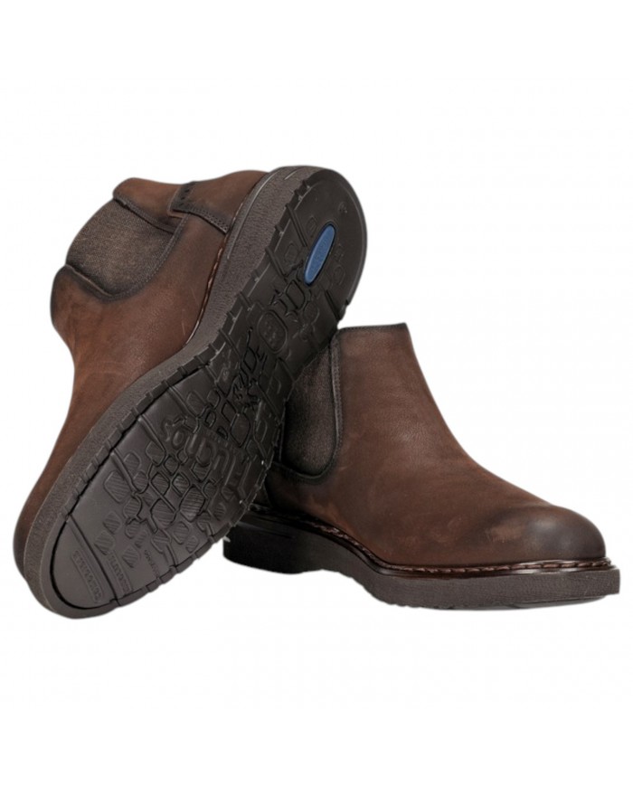 Beatles Uomo Fluchos Warrior Chelsea Leather Desert Castano