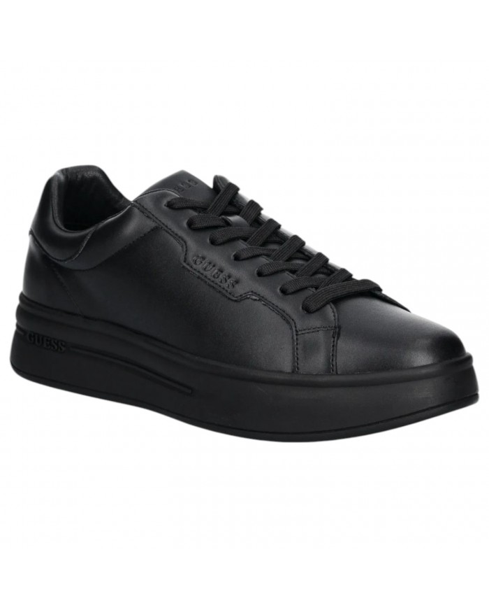 Sneaker Uomo Guess Winno Guess Logo Leather Black