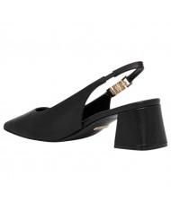 Decolleté Donna Guess Zabela 3 Tacco Quadrato 6 Cm Leather Black