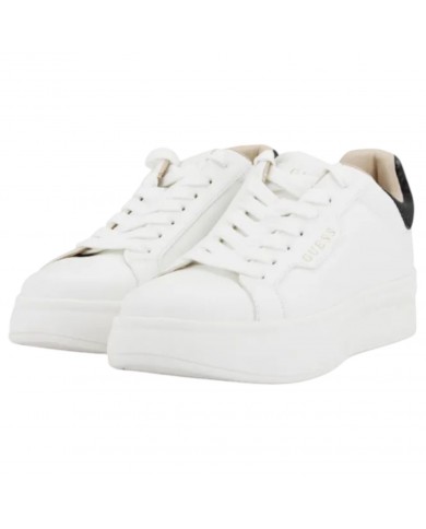 Sneaker Donna Guess Winnie Guess Logo Leather White