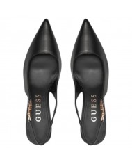 Decolleté Donna Guess Nassha Sling Back Chanel Leather Black