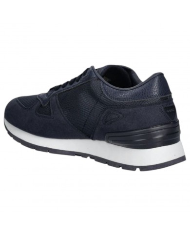 Sneaker Uomo Guess Tresa Guess Logo Suede Mesh Blue