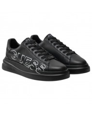 Sneaker Uomo Guess Elba Guess Logo Leather Black