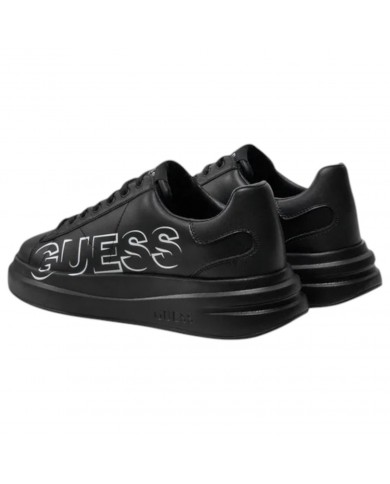 Sneaker Uomo Guess Elba Guess Logo Leather Black