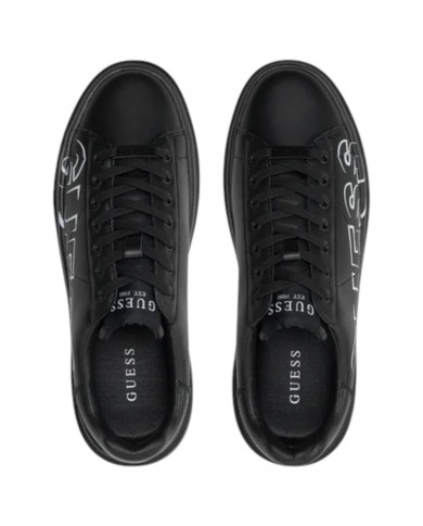Sneaker Uomo Guess Elba Guess Logo Leather Black