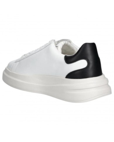 Sneaker Uomo Guess Elba Guess Logo Leather White Black
