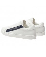 Sneaker Uomo Guess Todi Guess Logo Leather White Blue