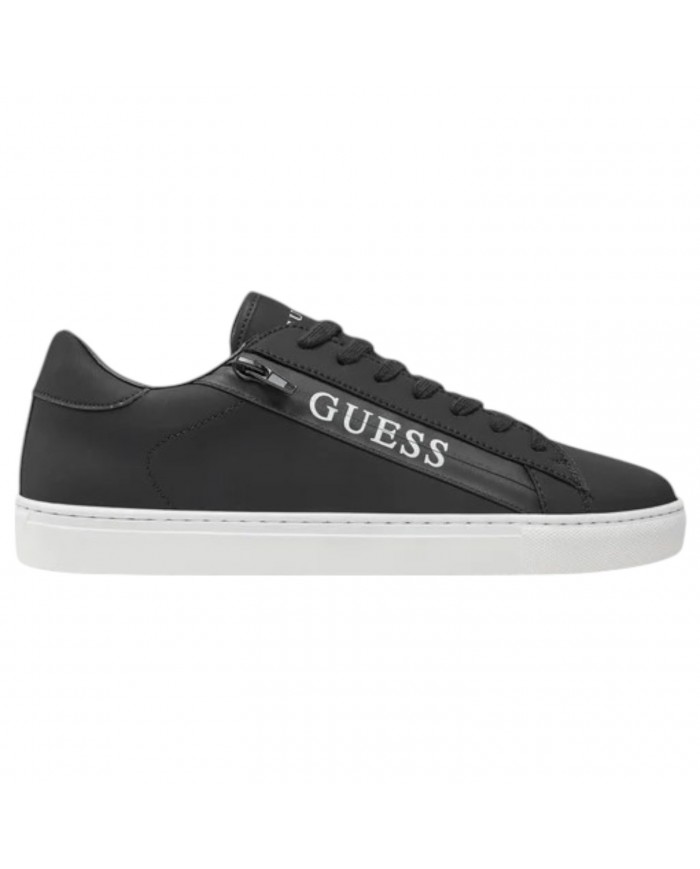 Sneaker Uomo Guess Todi Guess Logo Leather Black