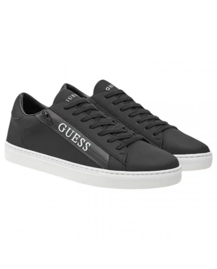 Sneaker Uomo Guess Todi Guess Logo Leather Black