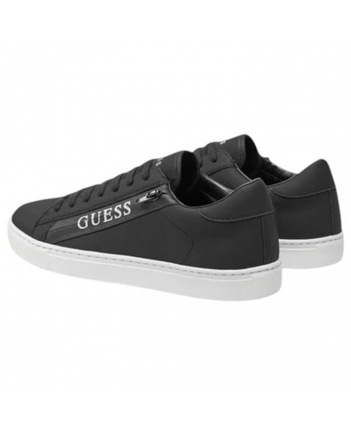 Sneaker Uomo Guess Todi Guess Logo Leather Black