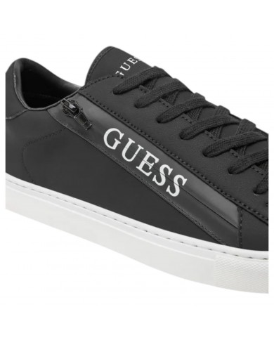 Sneaker Uomo Guess Todi Guess Logo Leather Black