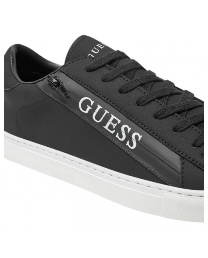 Sneaker Uomo Guess Todi Guess Logo Leather Black