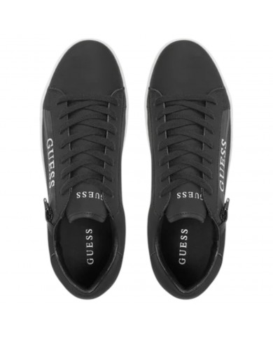 Sneaker Uomo Guess Todi Guess Logo Leather Black