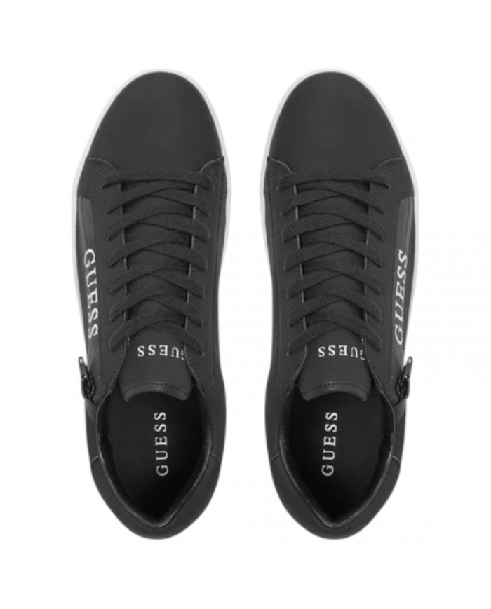 Sneaker Uomo Guess Todi Guess Logo Leather Black