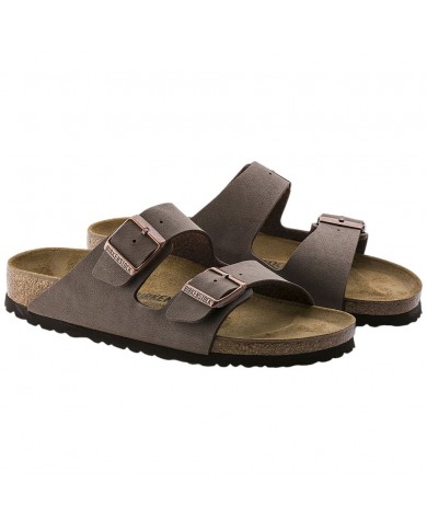 Sandalo Uomo Unisex Birkenstock Arizona Bs Leather Mocca