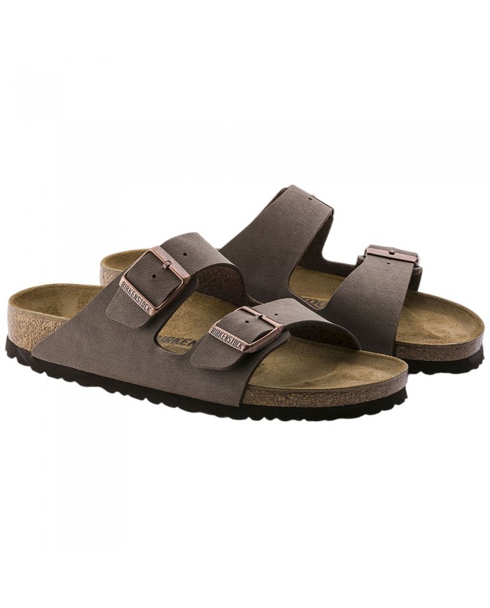 Sandalo Uomo Unisex Birkenstock Arizona Bs Leather Mocca