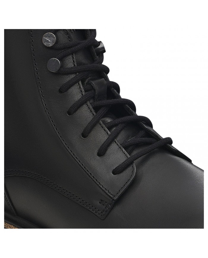 Stivaletto Uomo Birkenstock Highwood Lace Mid Pelle Naturale Black