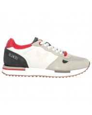 Sneaker Uomo Avirex Isaac White Shark Mesh Suede White