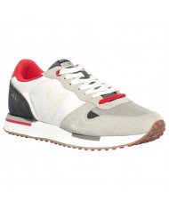 Sneaker Uomo Avirex Isaac White Shark Mesh Suede White