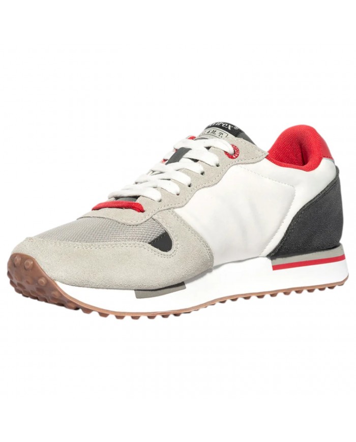 Sneaker Uomo Avirex Isaac White Shark Mesh Suede White