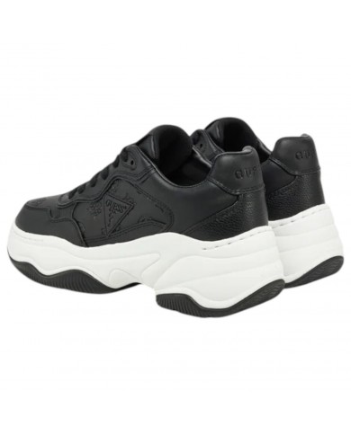 Sneaker Donna Guess Runner Hapyy Guess Peony Logo Leather Black