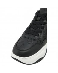 Sneaker Donna Guess Runner Hapyy Guess Peony Logo Leather Black