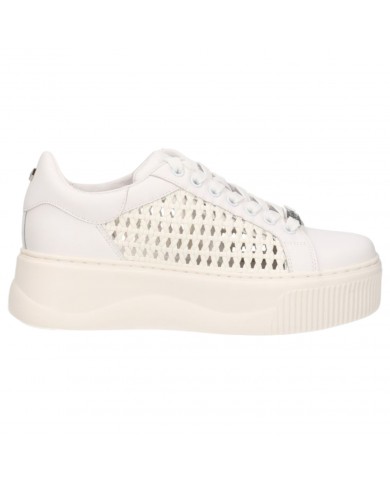 Sneakers Donna Cult Perry 4237 Low W Perforated Leather White
