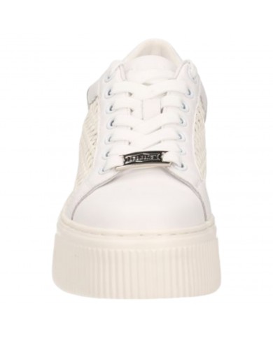 Sneakers Donna Cult Perry 4237 Low W Perforated Leather White