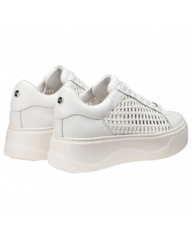 Sneakers Donna Cult Perry 4237 Low W Perforated Leather White