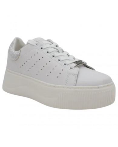 Sneaker Cult Donna Perry 3162 Low W Strass Leather White Ice