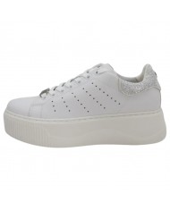 Sneaker Cult Donna Perry 3162 Low W Strass Leather White Ice