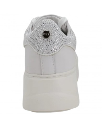 Sneaker Cult Donna Perry 3162 Low W Strass Leather White Ice