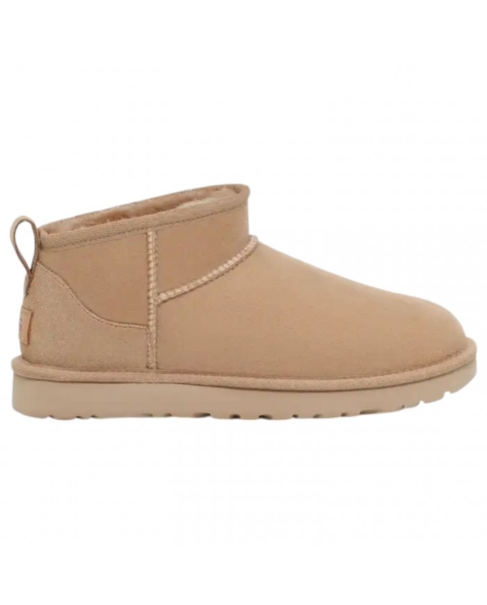 Stivale Donna UGG Classic Ultra Mini Montone Idrorepellente Sand