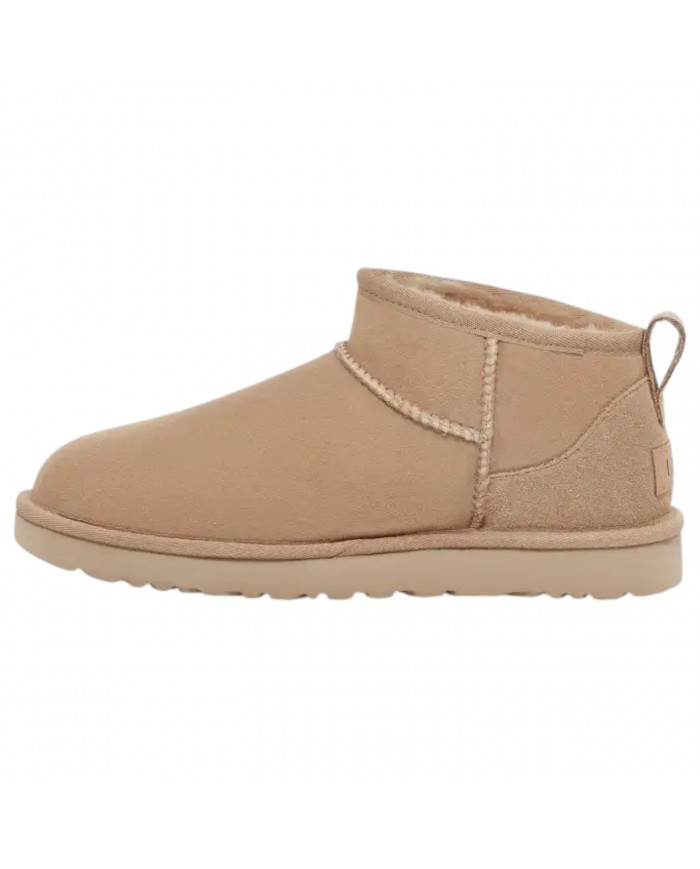 Stivale Donna UGG Classic Ultra Mini Montone Idrorepellente Sand