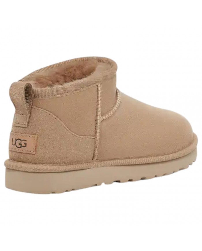 Stivale Donna UGG Classic Ultra Mini Montone Idrorepellente Sand