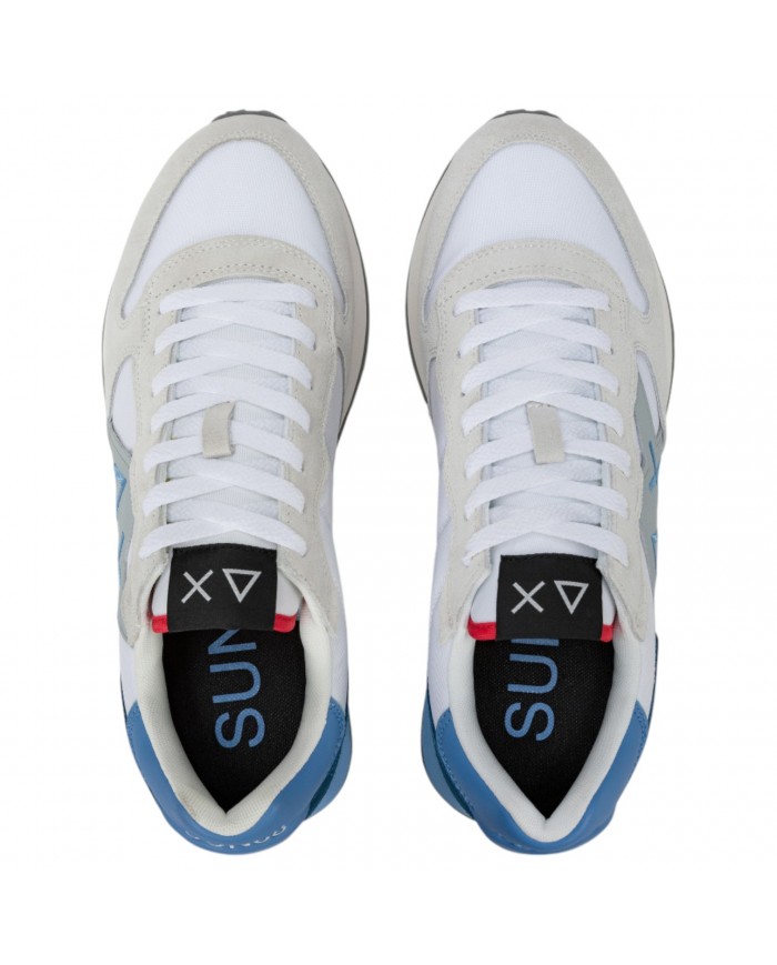 Sneaker Uomo Sun 68 Jaki 2.0 Solid Δ X Suede Nylon Bianco
