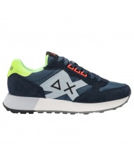 Sneaker Uomo Sun 68 Jaki 2.0 Fluo Δ X Suede Nylon Navy Blue