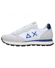 Sneaker Uomo Sun 68 Tom Solid Δ X Suede Nylon Bianco